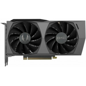 ZOTAC GeForce RTX 3060 Ti Twin Edge OC LHR 8GB GDDR6, 256bit, 1695/14000Mhz, Ampere, PCIeX16 4.0, Dual Fan / IceStorm 2.0, 1xHDMI, 3xDisplayPort, Active Fan Control/ FREEZE Fan Stop, White Led Lightning, FireStorm, Metal Backplate, Medium Pack