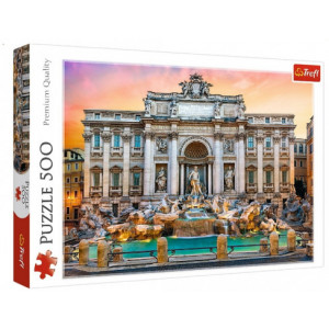 Trefl Puzzles - 500 - Fontanna di Trevi, Rome / 500 px