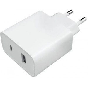 Xiaomi Charger 33W, Type-C + Type-A, AD332EU, White