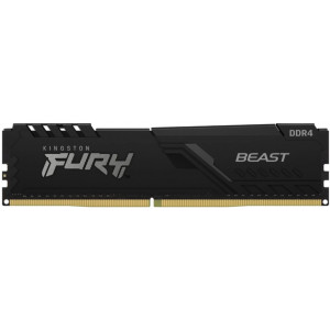 .8GB DDR4-3733MHz  Kingston FURY Beast (KF437C19BB/8), CL19-23-23, 1.35V, Intel XMP 2.0, Black