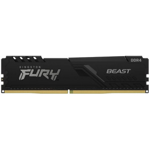 .8GB DDR4-3600MHz  Kingston FURY Beast (KF436C17BB/8), CL17-21-21, 1.35V, Intel XMP 2.0, Black