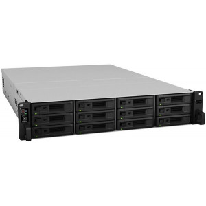 SYNOLOGY RS3621RPxs, 12-bay, 6-core Intel Xeon 2.2-2.7Ghz, 8Gb*1+3Slots, 4x1GbE, 2xPCIe