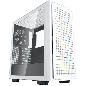 Case ATX Deepcool CK560, w/o PSU,3x120mm ARGB & 1x140mm fans,TG, GPU Holder,1xTypeC, 2xUSB3.0, White