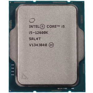 Intel® Core™ i5-12600K, S1700, 3.7-4.9GHz, 10C(6P+4Е) / 16T, 20MB L3 + 9.5MB L2 Cache, Intel® UHD Graphics 770, 10nm 125W, Unlocked, Retail (without cooler)