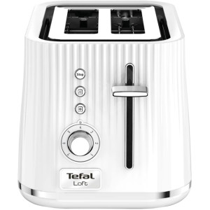 Toaster Tefal TT761138, 850W, 2 slices of toast, temperature control 7 levels, regulation toasting,  white