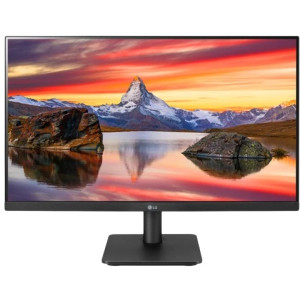 23.8" LG 24MP400, Black, IPS, 1920x1080, 75Hz, FreeSync, 5ms, 250cd, MegaDCR, D-Sub+HDMI