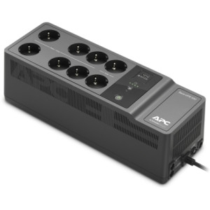 APC Back-UPS BE650G2-GR, 650VA/400W, 8 x CEE 7/7 Schuko (6 Battery Backup, all 6 Surge Protected), 1 x USB A charging port, RJ-45 Data Line Protection