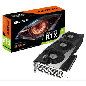 GIGABYTE GeForce RTX 3060 GAMING OC 12G / 12GB GDDR6, 192bit, 1837/15000Mhz, 2xHDMI, 2xDP, Triple Fan, 3*80mm, WINDFORCE 3X Cooling, Alternate Spinning Fans, 3D Active Fan, Cooper Heat Pipes Direct Touch, RGB Fusion, Metal Backplate, Retail