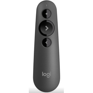 Presenter Logitech R500, Class 2 Laser, Range: 20m, Bluetooth/2.4 Ghz, 1xAAA, Grey