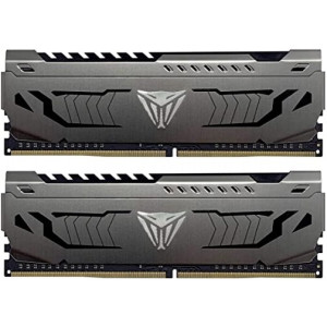 16GB (Kit of 2x8GB) DDR4-3200  VIPER (by Patriot) STEEL Performance, Dual-Channel Kit, PC25600, CL16, 1.35V, Custom Design Aluminum HeatShiled, Intel XMP 2.0 Support, Gunmetal Grey