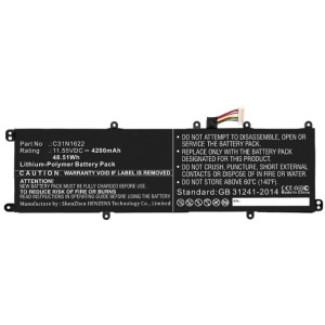 Battery Asus UX3430UA UX430UA UX530UQ UX530UX U5100U Series C31N1622 11.55V 4335mAh Black Original