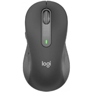 Wireless Mouse Logitech M650 Signature, Optical, 400-4000 dpi, 5 buttons, 1xAA, 2.4GHz/BT, Black