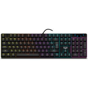 SVEN KB-G9300 RGB Gaming Keyboard, WIN key lock, Blue switches, 104 keys, 20 Fn-keys, Rus, 1.8m, USB, Black