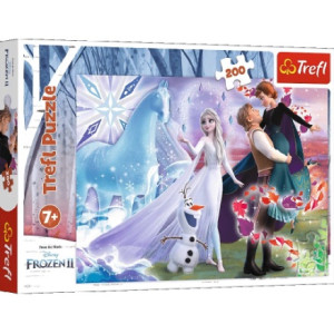 Trefl 13265 Puzzle 200 Magic Sister'S World Frozen 2