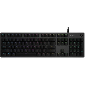 Gaming Keyboard Logitech G512 Carbon, Mechanical, GX Red, Aluminum-alloy, RGB, US Layout, USB