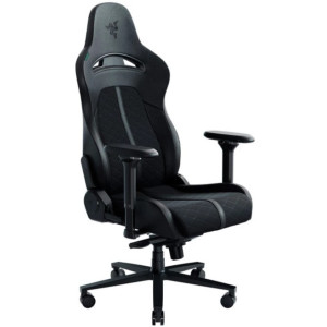 Razer Gaming Chair Enki Black  Class 4 gas lift,  EPU Synthetic Leather, 5-star metal powder coated, Tilting seat with locking possibility, Recommended Size: (166.5 – 204cm), < 136kg, Black