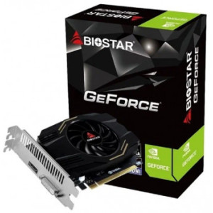 Placă video BIOSTAR GeForce GT1030  4GB GDDR4, 64bit, 1380/2000Mhz, CUDA: 384 processing, PCI-E 4.0 x16, 1xDVI, 1xHDMI, Single fan, Retail (VN1034TB46)