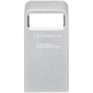 128GB USB3.2 Kingston DataTraveler Micro G2, Metal casing, Compact and lightweight, World’s smallest USB Flash drive (Read 200 MB/s)