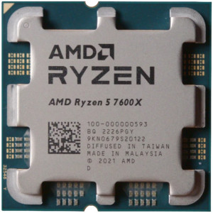 Procesor AMD Ryzen™ 5 7600X, Socket AM5, 4.7-5.3GHz (6C/12T), 6MB L2 + 32MB L3 Cache, AMD Radeon™ Graphics, 5nm 105W, Zen4, Unlocked, tray