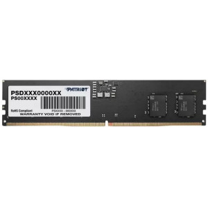 8GB DDR5-4800 Patriot Signature Line DDR5, PC5-38400, CL40, 1.1V, On-Die ECC, Single-sided Module