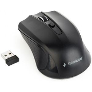 Gembird MUSW-4B-04, Wireless Optical Mouse, Black