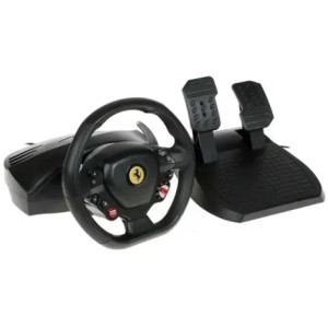 Wheel Thrustmaster T80 Ferrari 488 GTB Edition,11", 240 degree, 11 buttons, D-pad, 2-pedal pedal set