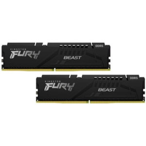 32GB (Kit of 2*16GB) DDR5-5200  Kingston FURY® Beast DDR5 EXPO, PC41600, CL36, 1Rx8, 1.25V, Auto-overclocking, Asymmetric BLACK low-profile heat spreader, AMD® EXPO v1.0 andIntel® Extreme Memory Profiles (Intel® XMP) 3.0