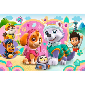 Пазл Trefl 53015 Puzzles - "70 glitter in a box" - Lovely Skye and Everest / Viacom PAW Patrol