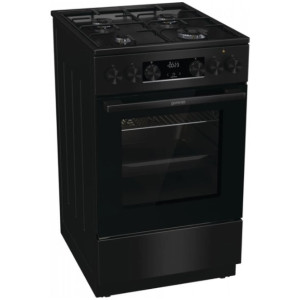 Aragaz mixt Gorenje GKS5C70BJ (plita gaz/cuptor electric)