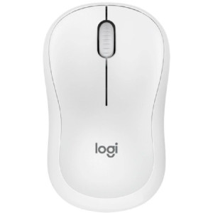 Logitech Wireless Mouse M240 Silent Bluetooth Mouse - OFF WHITE - 2.4GHZ/BT - DPI range:400-4000, Steps of 100 DPI, Number of Buttons: 3 (Left/Right-click, Middle click), 1xAA battery included