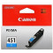 Ink Cartridge Canon CLI-451C, Cyan