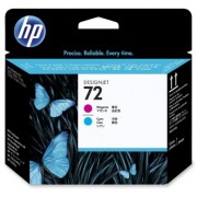 HP №72 magenta and cyan printhead