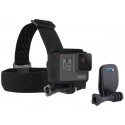 GoPro Head Strap + QuickClip -wear your GoPro on your head with the Head Strap, or use the QuickClip to attach it to a backwards baseball cap or other 3mm to 10mm thick object, compatible with all GoPro cameras.