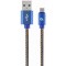 "Blister MicroUSB/USB2.0, 1.0 m, Cablexpert Cotton Braided Blue Jeans, CC-USB2J-AMmBM-1M-BL - https://cablexpert.com/item.aspx?id=10621"