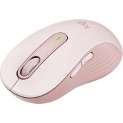 Wireless Mouse Logitech M650 L Signature, Optical, 400-4000 dpi, 5 buttons, 1xAA, 2.4GHz/BT, Rose