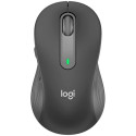 Wireless Mouse Logitech M650 L Signature, Optical, 400-4000 dpi, 5 buttons, 1xAA, 2.4GHz/BT, Black