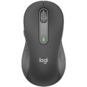 Wireless Mouse Logitech M650 Signature, Optical, 400-4000 dpi, 5 buttons, 1xAA, 2.4GHz/BT, Black