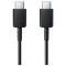 Type-C to Type-C Cable Samsung, 1.8m, 3A, Black