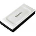 .500GB Kingston Portable SSD XS2000 Silver, USB-C 3.2 (69.5x32.6x13.5mm, 28.9g, R/W:2K/2K MB/s)