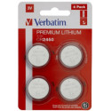 Verbatim® Batteries CR 2450 4pcs Blister