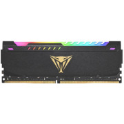 16GB DDR4-3600  VIPER (by Patriot) STEEL Performance RGB Sync, PC28800, CL20, 1.35V, Custom Design Aluminum HeatShiled, 5 Customizable Lightning Zones, Intel XMP 2.0 Support, Black w/ Golden Viper Logo