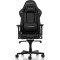 Gaming/Office Chair DXRacer Gladiator GC-G001-N-BX2, Black/Black, Gaslift class 4, Premium PU leather, max weight up to 150kg / height 165-200cm, Tilt lock, Recline 90°-135°, 4D Armrests, Headrest and lumbar cushions, Aluminium wheelbase, 7.5 cm PU Caster