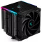 AC Deepcool AK620 Digital (28 dB, 500-1850RPM, 68.99 CFM, 2x120mm, ARGB, 260W, 6x6mm, 1486g.)