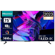 75" LED SMART TV Hisense 75U7KQ, Mini LED 3840x2160, VIDAA OS, Gray