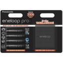 AA  Eneloop PRO 2500mAh, Blister*4, Panasonic with Batterybox BK-3HCDEC4CP