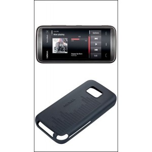 Чехол для мобильного телефона KeepUp для Nokia 5530 Black lak/pouch (4239)