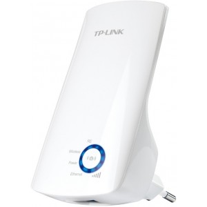 TP-LINK TL-WA850RE, 300Mbps Wireless N Wall Plugged Range Extender, Atheros, 2T2R, 2.4GHz, 802.11n/g/b, Ranger Extender button, Range extender mode, with internal Antennas