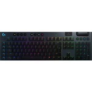 Wireless Gaming Keyboard Logitech G915, Mechanical, Ultra thin, GL Tactile, G-Keys, RGB, BT+2.4Ghz