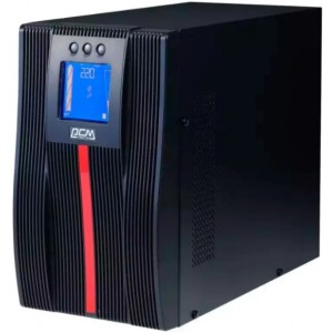 UPS PowerCom MAC-3000, Tower, 3000VA/3000W, Online, LCD, USB,SNMP SLOT, Ex. Batt. Connector, 2xShuko