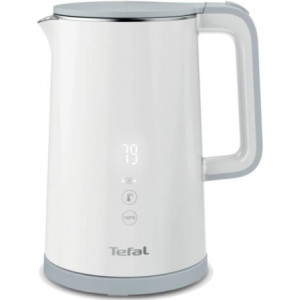 Kettle Tefal KO693110,  Plastic, 1800W, 1.5l, concealed heating element, 360° swivel base, white 